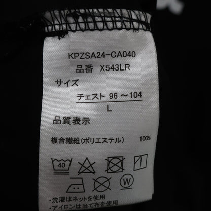 Reebok(リーボック) 半袖モックネックシャツ 黒 メンズ L S