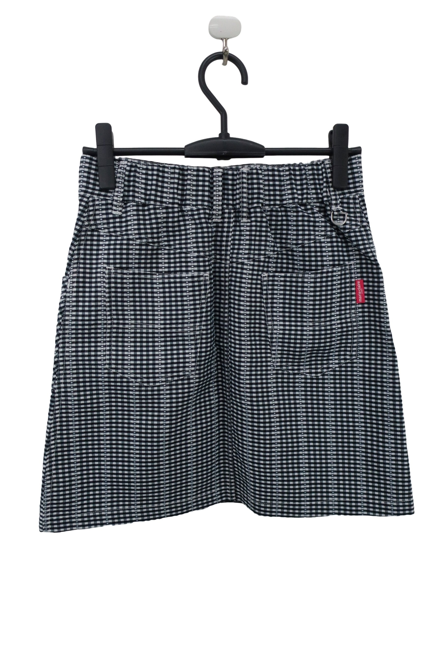 marie claire sport(マリ・クレール・スポーツ) スカート 白黒チェック レディース M A