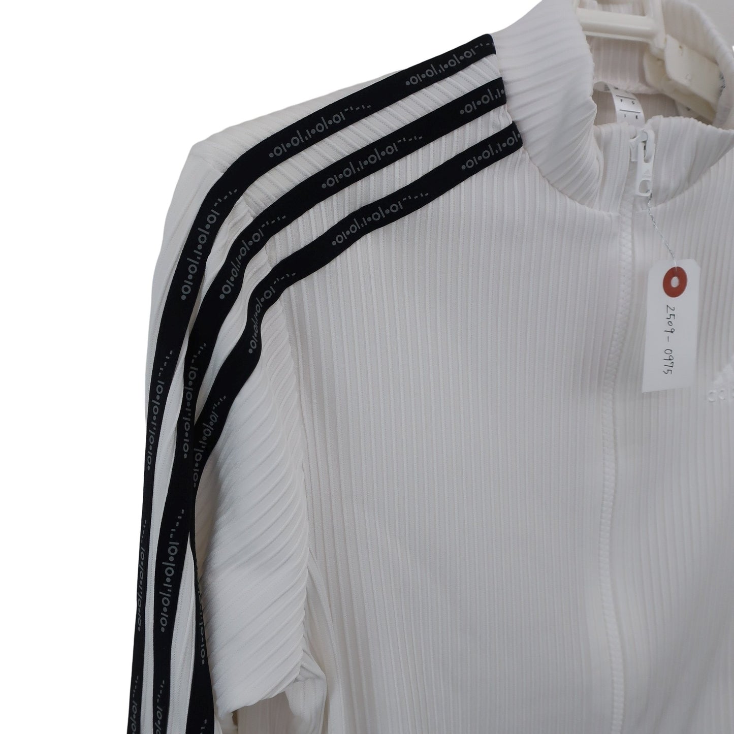 adidas(アディダス) トラックジャケット 白黒 レディース M A