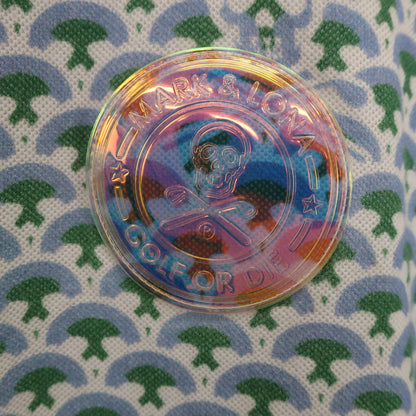 MARK&LONA(マークアンドロナ) ポロシャツ 白緑水色 メンズ 46 MLM-0A-AP10 A