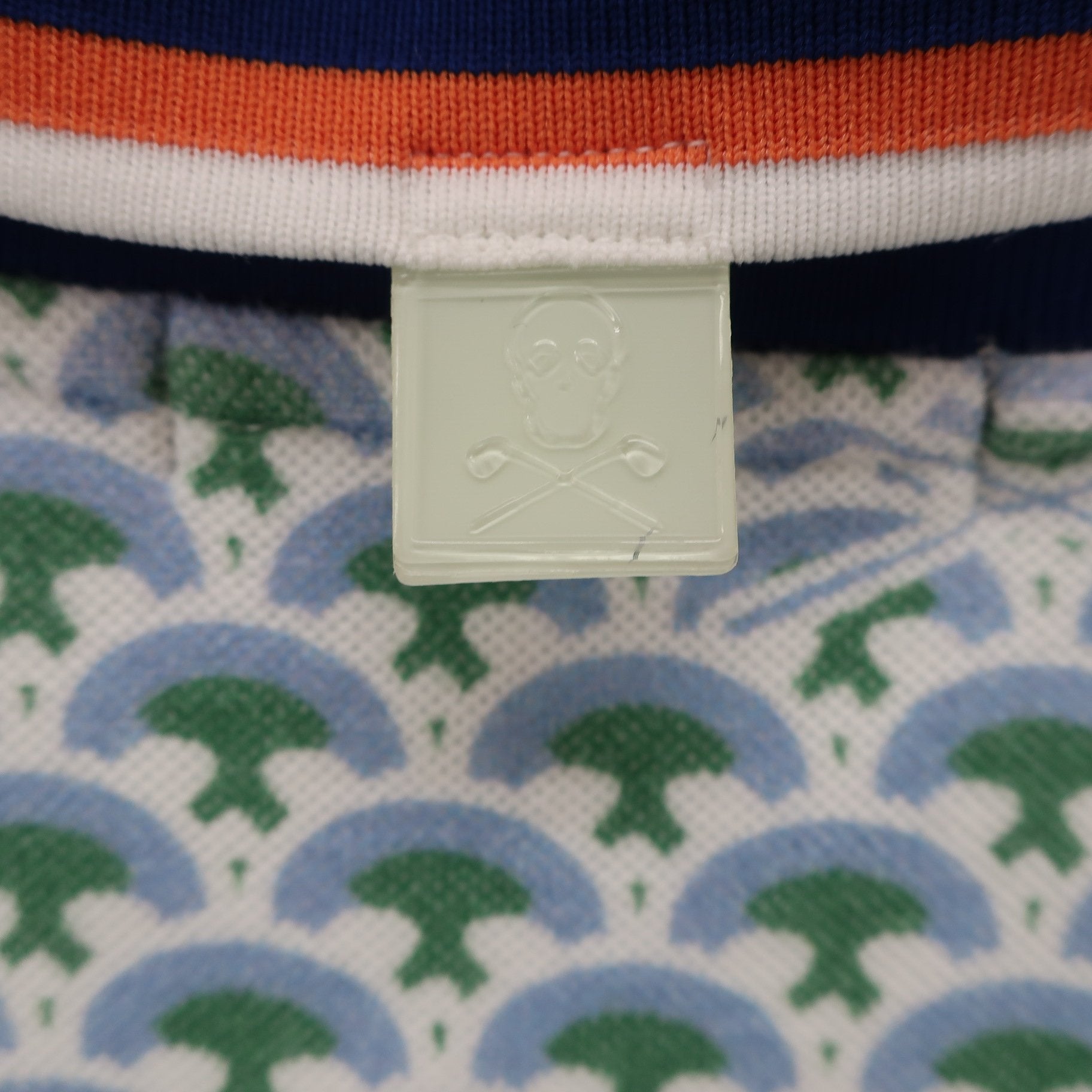 MARK&LONA(マークアンドロナ) ポロシャツ 白緑水色 メンズ 46 MLM-0A-AP10 A