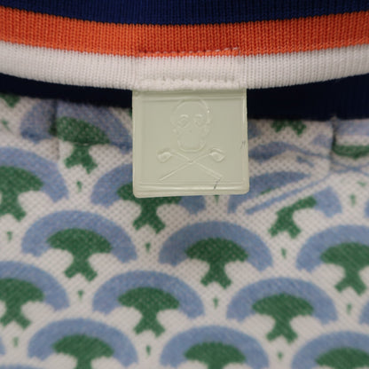 MARK&LONA(マークアンドロナ) ポロシャツ 白緑水色 メンズ 46 MLM-0A-AP10 A