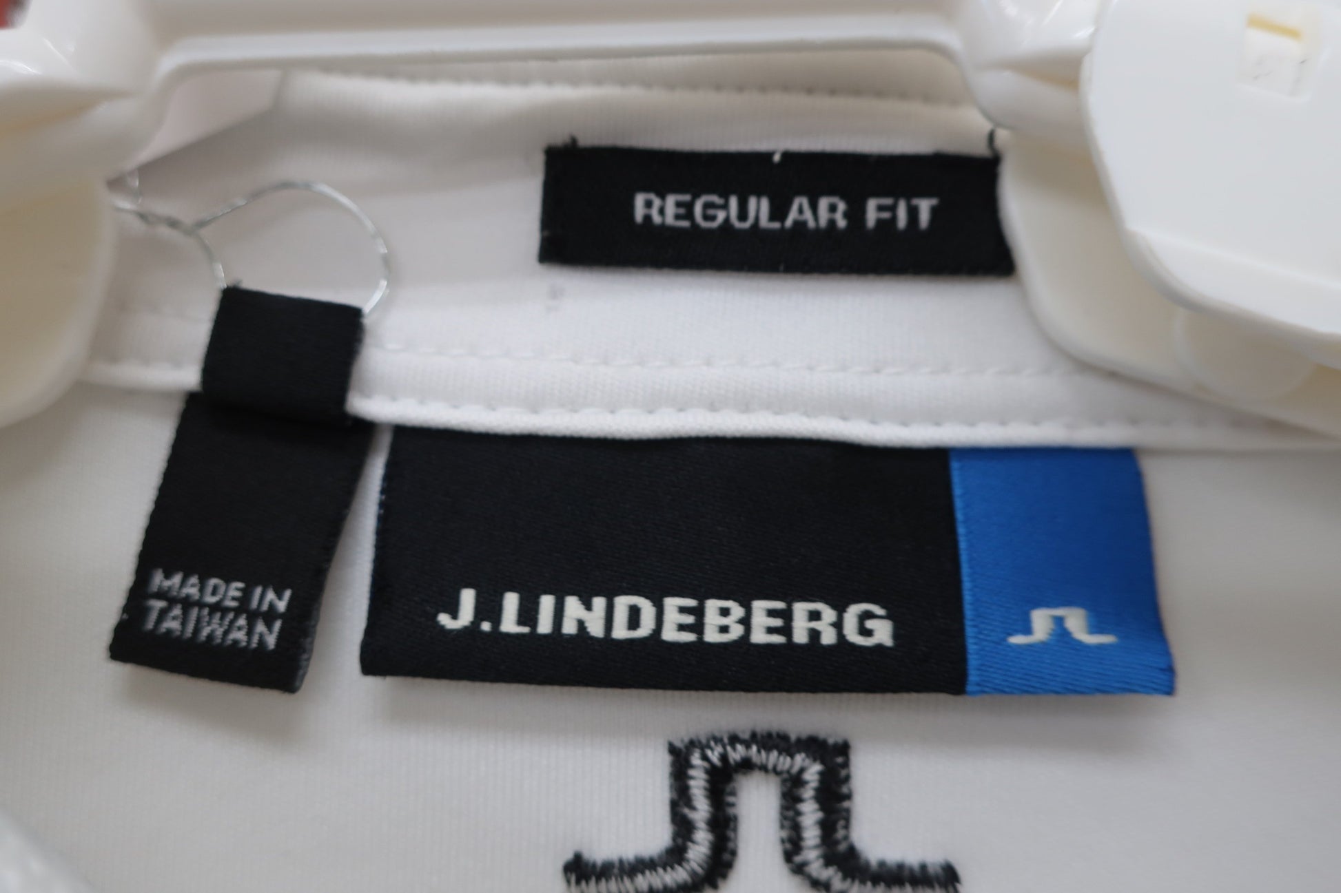 J.LINDEBERG(ジェイ リンドバーグ) 長袖ポロシャツ 白 メンズ M A