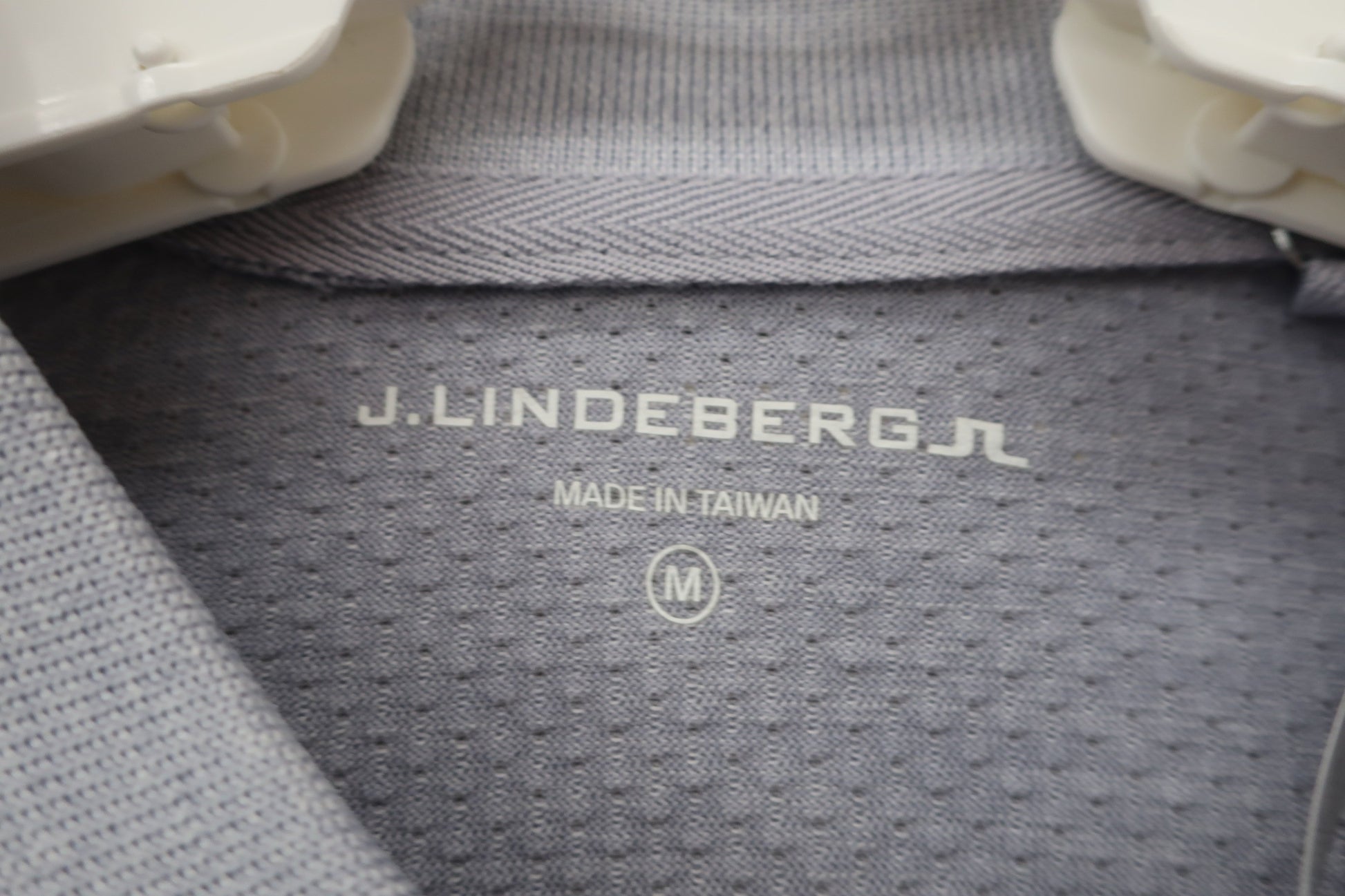 J.LINDEBERG(ジェイ リンドバーグ) 長袖ポロシャツ 薄グレー メンズ M A