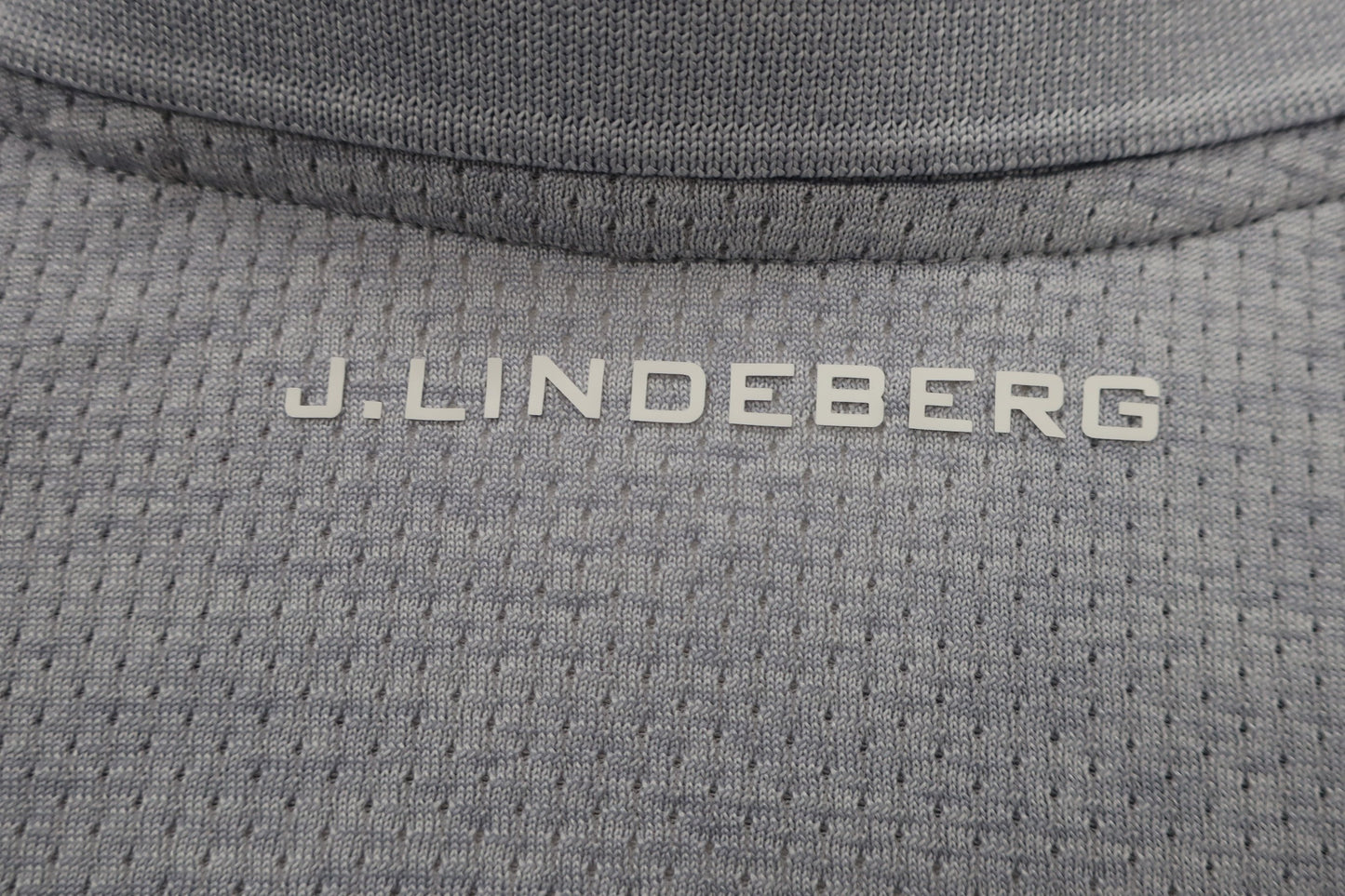 J.LINDEBERG(ジェイ リンドバーグ) 長袖ポロシャツ 薄グレー メンズ M A