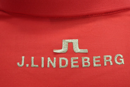 J.LINDEBERG(ジェイ リンドバーグ) ポロシャツ 赤 メンズ L A