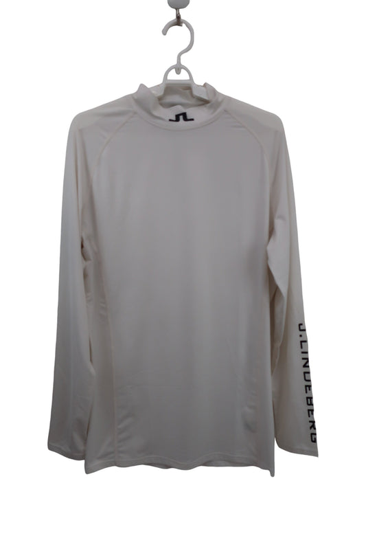 J.LINDEBERG(ジェイ リンドバーグ) ハイネックシャツ 白 メンズ L B