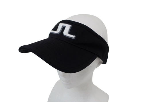 J.LINDEBERG(ジェイ リンドバーグ) サンバイザー 黒 メンズ フリーサイズ B