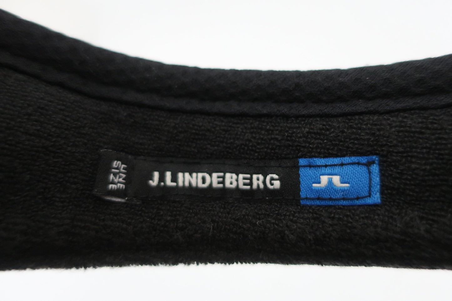 J.LINDEBERG(ジェイ リンドバーグ) サンバイザー 黒 メンズ フリーサイズ B
