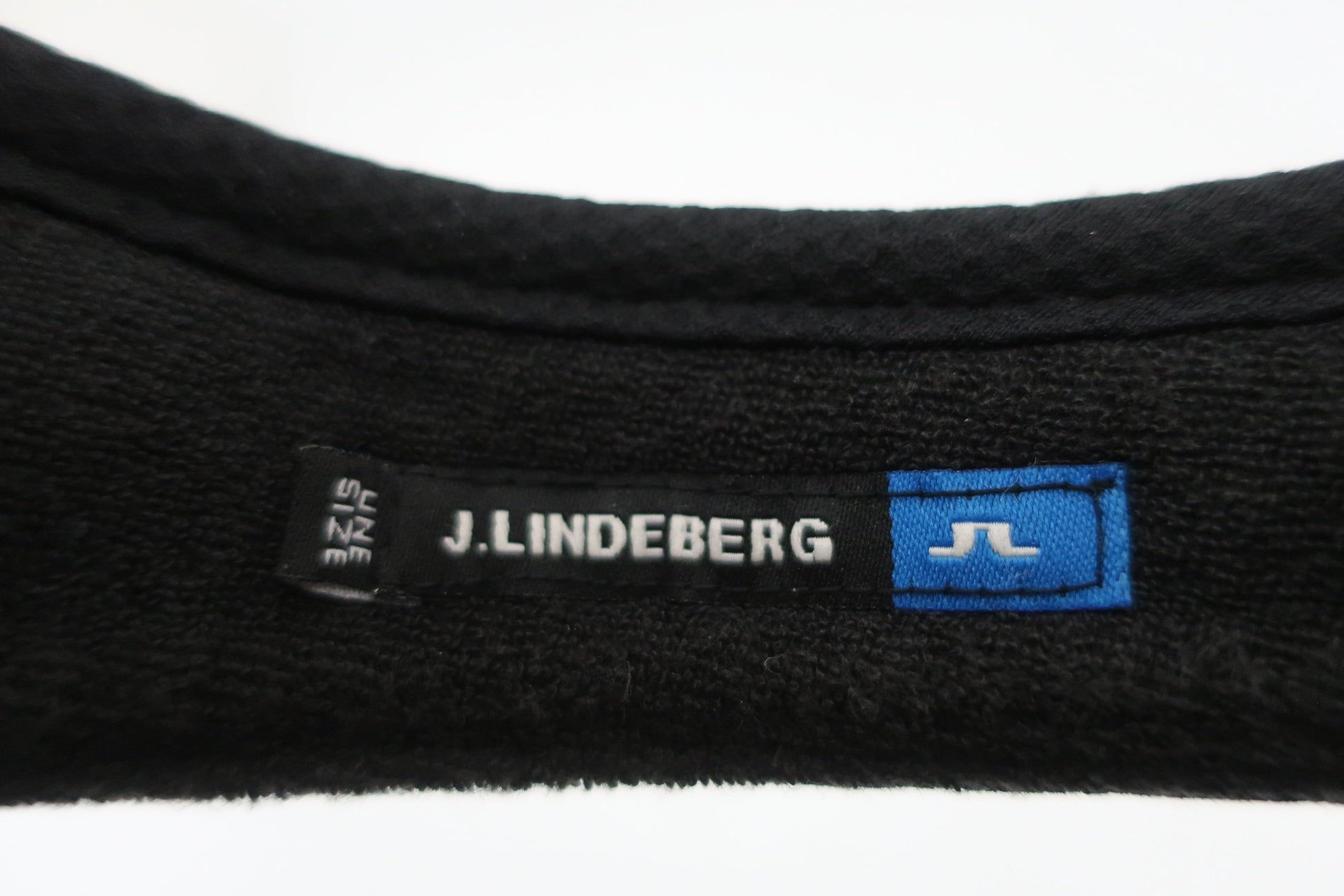 J.LINDEBERG(ジェイ リンドバーグ) サンバイザー 黒 メンズ フリーサイズ B