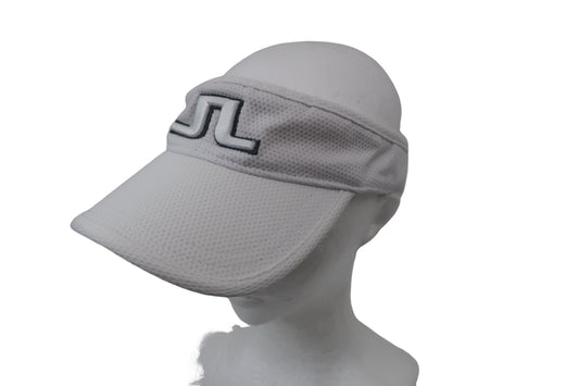 J.LINDEBERG(ジェイ リンドバーグ) サンバイザー 白 メンズ フリーサイズ B