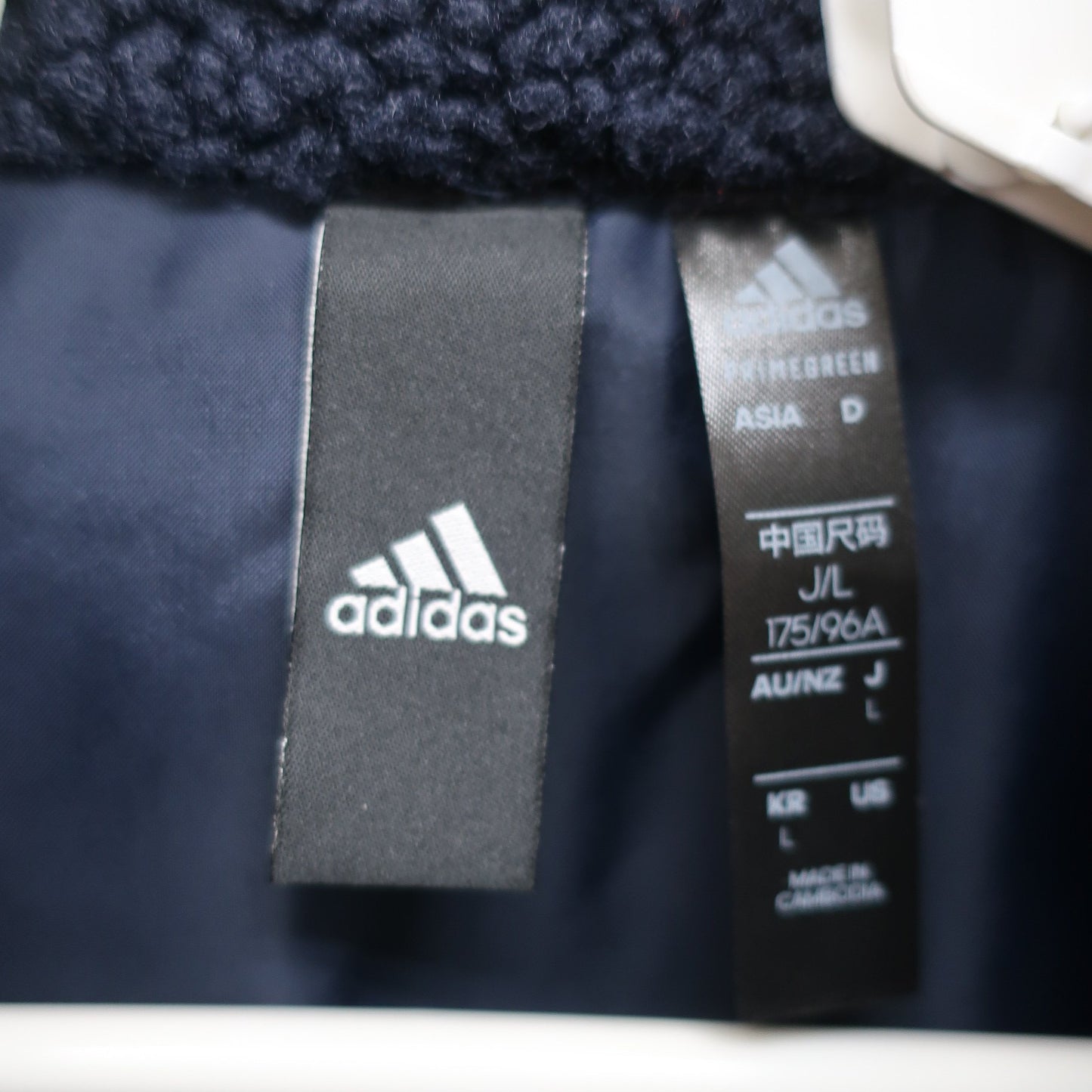 adidas(アディダス) ボアジャケット ネイビー メンズ L A