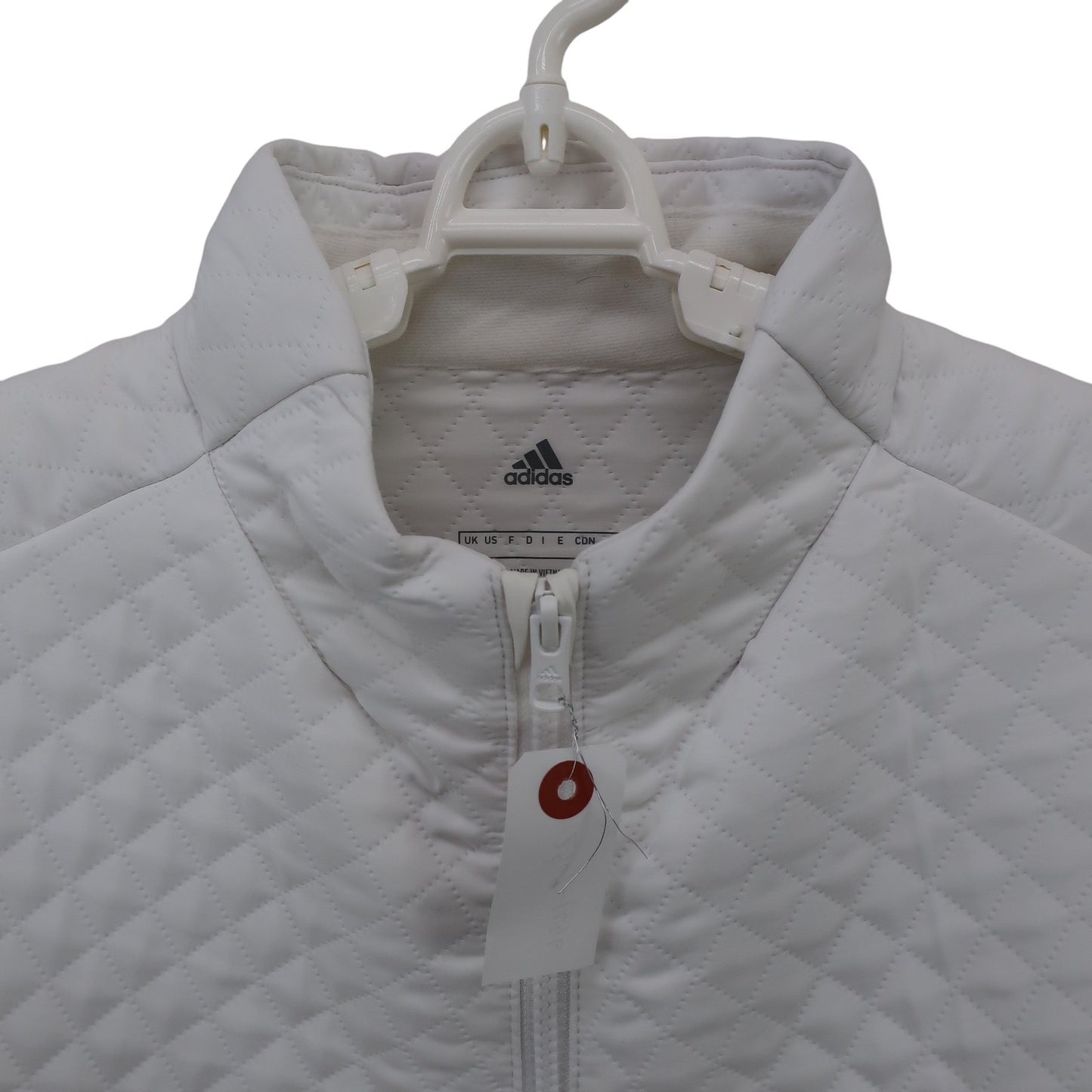 adidas(アディダス) キルティングコーチジャケット 白 メンズ L A