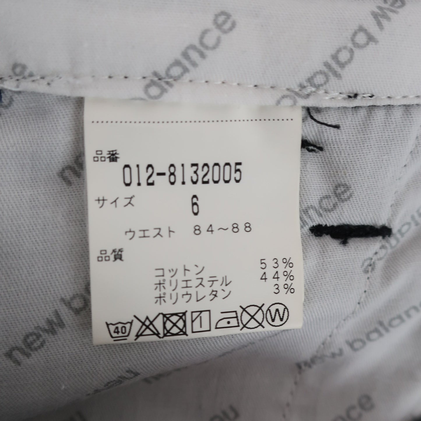 New Balance golf(ニューバランスゴルフ) ハーフパンツ 黒 メンズ 6 012-8132005 A