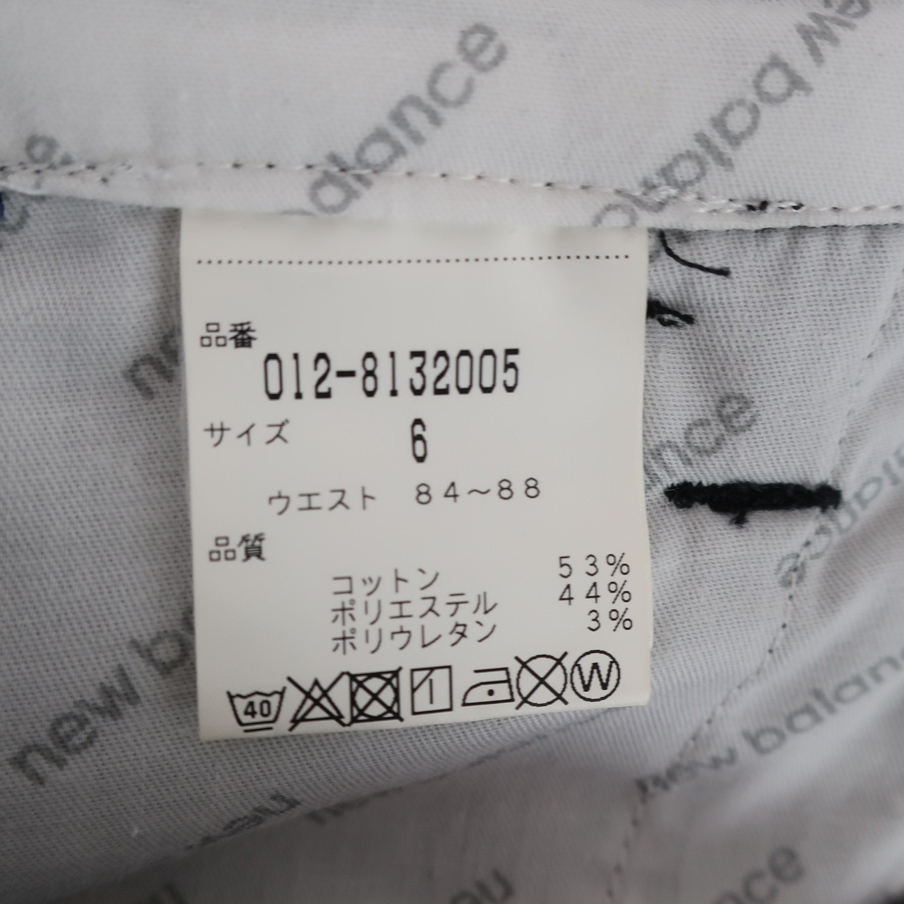New Balance golf(ニューバランスゴルフ) ハーフパンツ 黒 メンズ 6 012-8132005 A