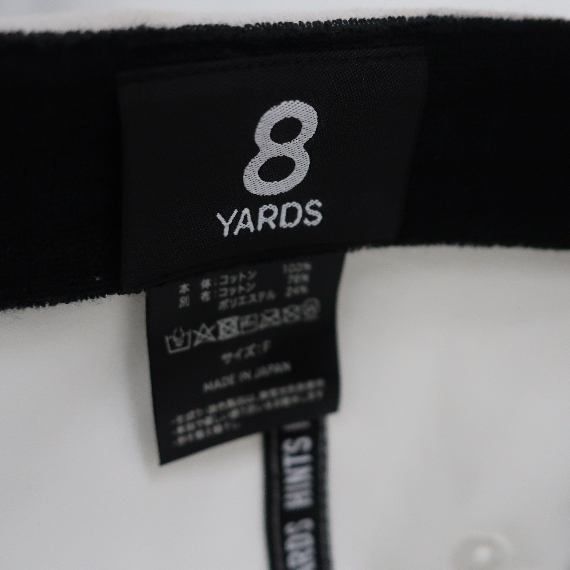 8YARDS(ハチヤーズ) キャップ 白 メンズ フリーサイズ B