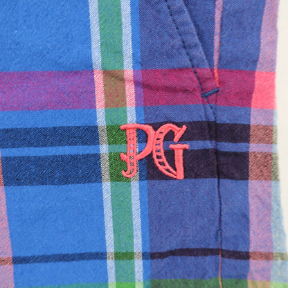 PEARLY GATES(パーリーゲイツ) ショートパンツ 青ピンクチェック レディース 0 055-7132614 B