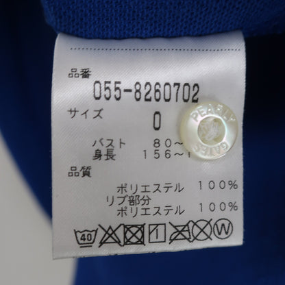 PEARLY GATES(パーリーゲイツ) ポロシャツ 青 レディース 0 055-8260702 A