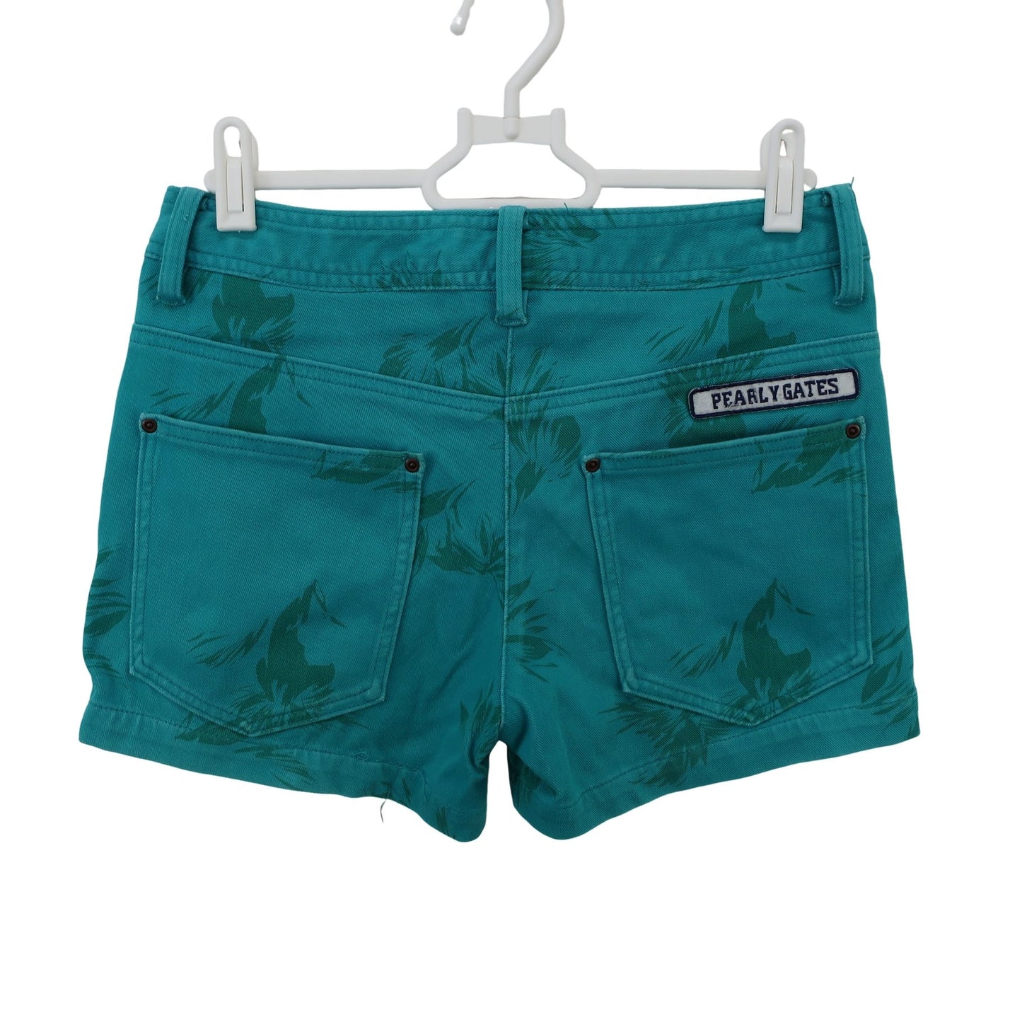 PEARLY GATES(パーリーゲイツ) ショートパンツ 緑 レディース 0 055-813492 B