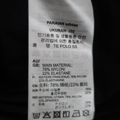 adidas(アディダス) ポロシャツ 黒 レディース M A