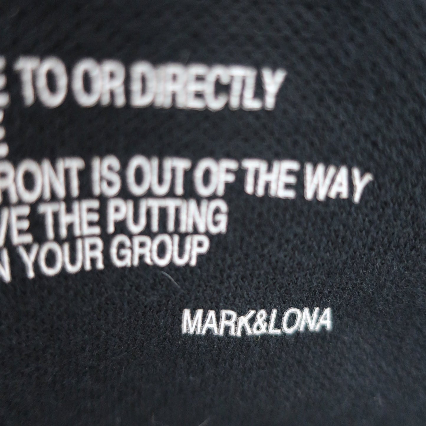 MARK&LONA(マークアンドロナ) ポロシャツ 黒 レディース 38 MLW-18W-P01 A