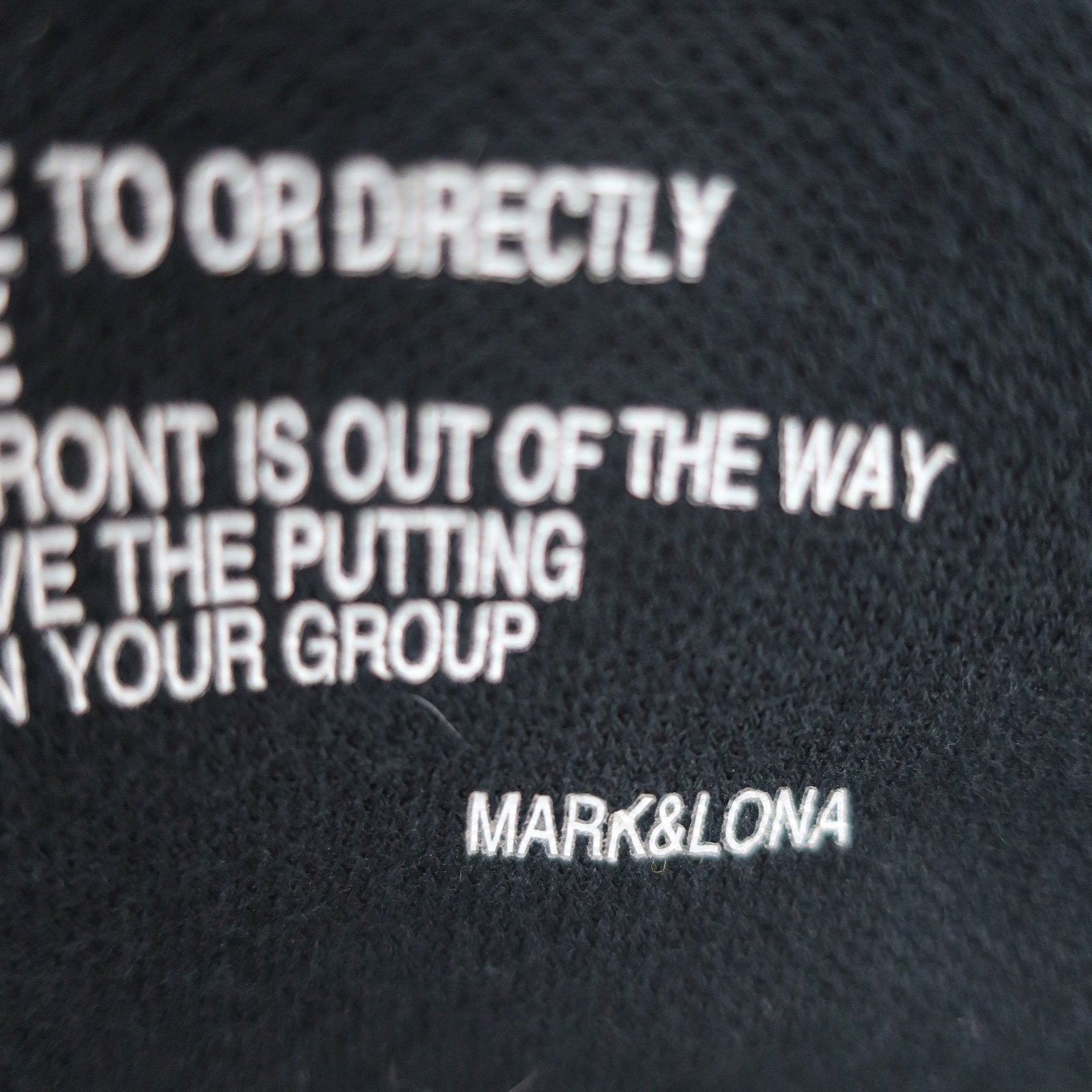 MARK&LONA(マークアンドロナ) ポロシャツ 黒 レディース 38 MLW-18W-P01 A