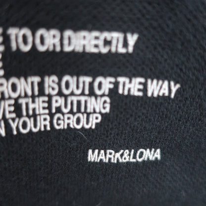 MARK&LONA(マークアンドロナ) ポロシャツ 黒 レディース 38 MLW-18W-P01 A