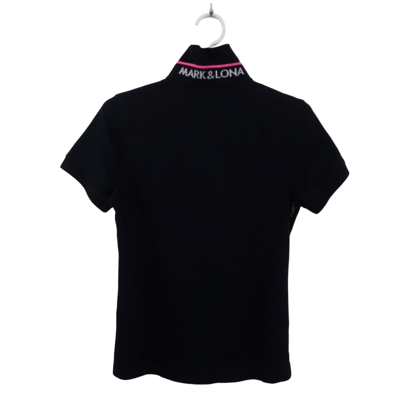 MARK&LONA(マークアンドロナ) ポロシャツ 黒 レディース 38 MLW-18W-P01 A