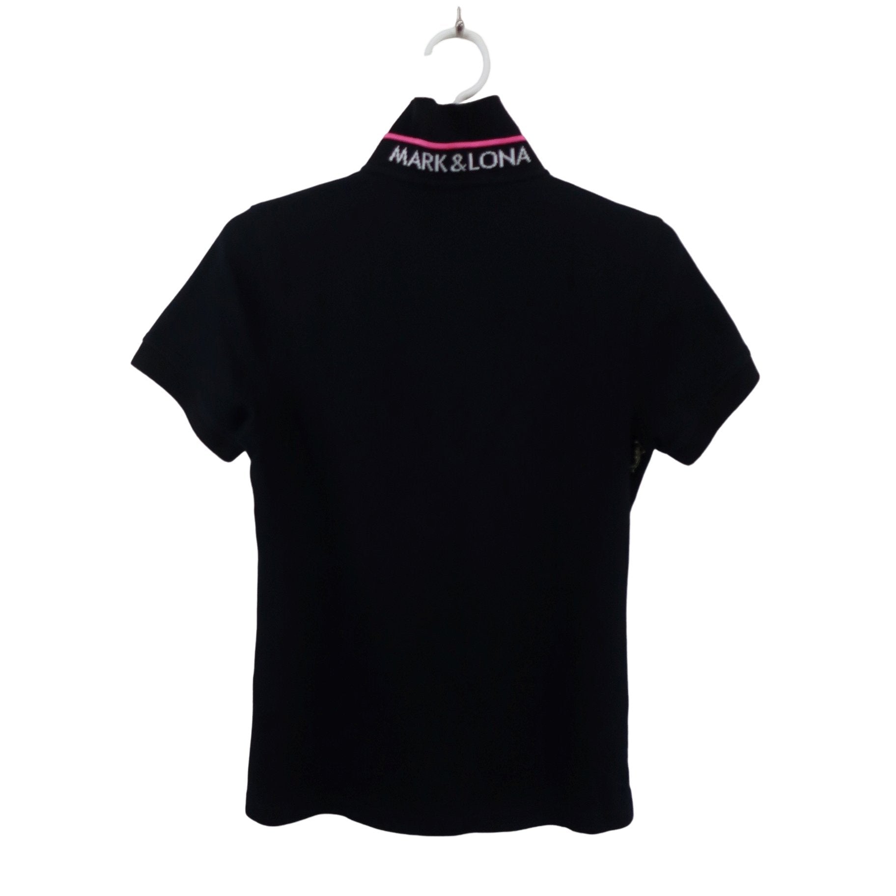 MARK&LONA(マークアンドロナ) ポロシャツ 黒 レディース 38 MLW-18W-P01 A