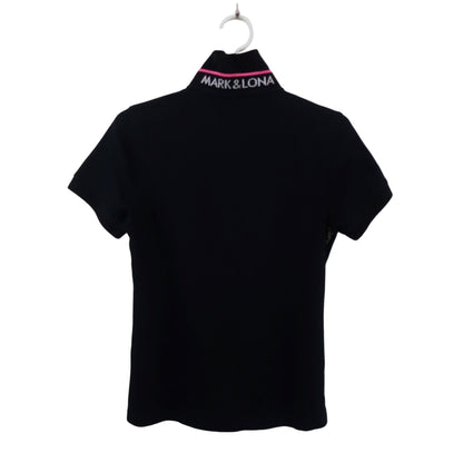 MARK&LONA(マークアンドロナ) ポロシャツ 黒 レディース 38 MLW-18W-P01 A