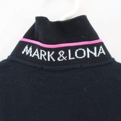 MARK&LONA(マークアンドロナ) ポロシャツ 黒 レディース 38 MLW-18W-P01 A