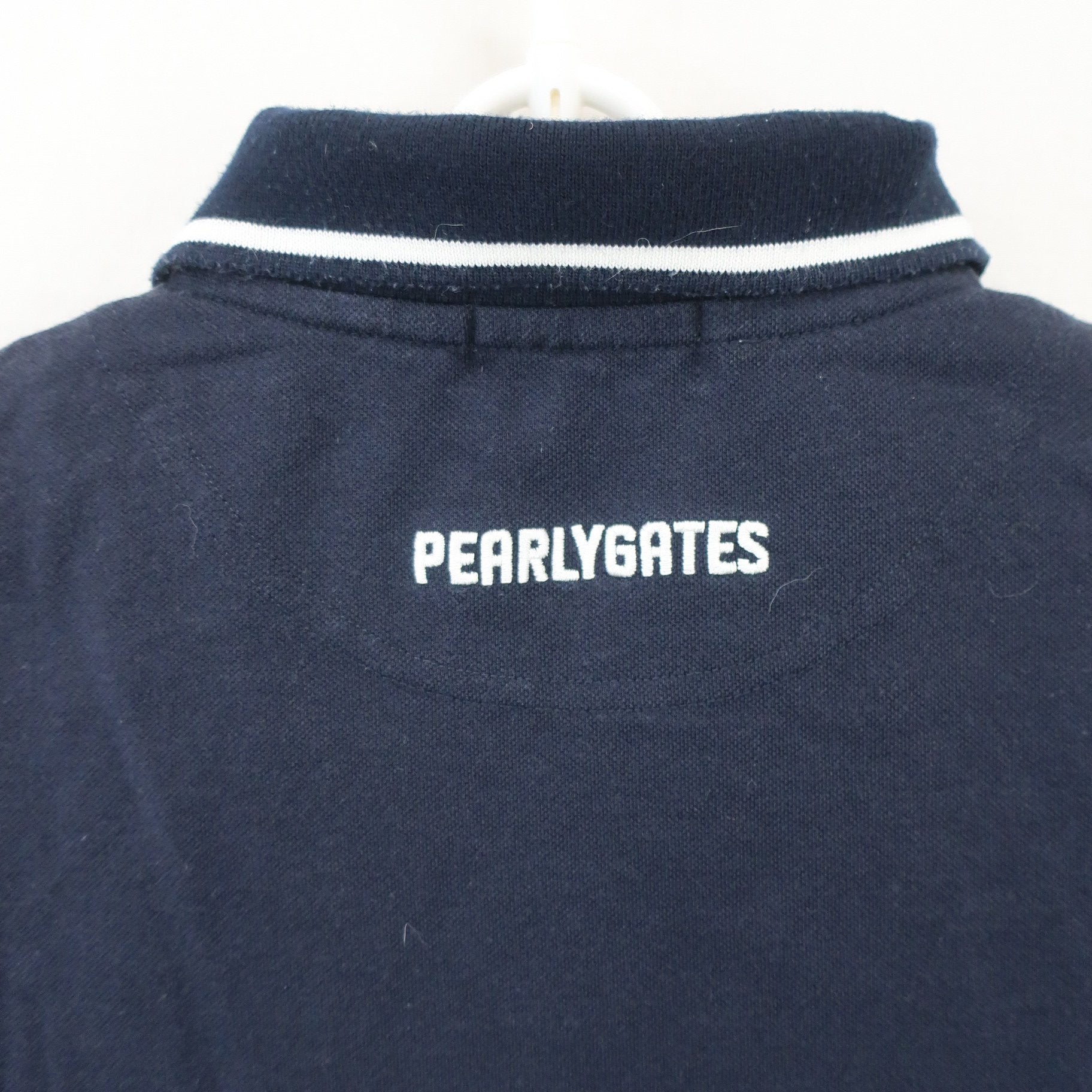 PEARLY GATES(パーリーゲイツ) ポロシャツ ネイビー レディース 0 055-7160388 B