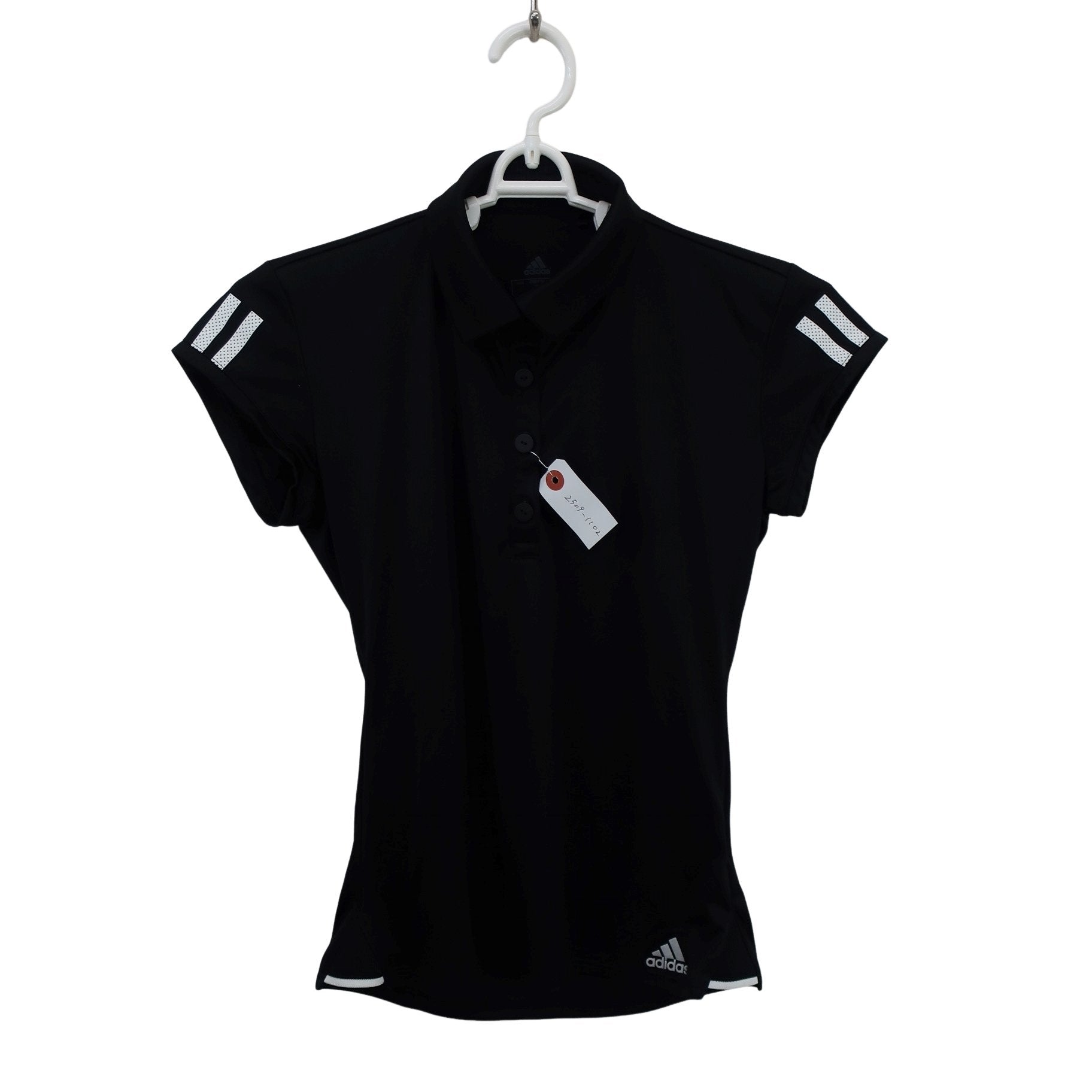 adidas(アディダス) ポロシャツ 黒 レディース M A