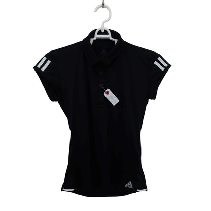 adidas(アディダス) ポロシャツ 黒 レディース M A