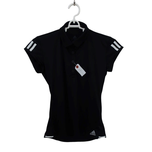 adidas(アディダス) ポロシャツ 黒 レディース M A