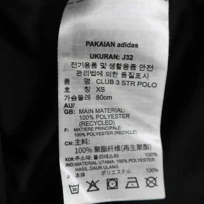 adidas(アディダス) ポロシャツ 黒 レディース M A