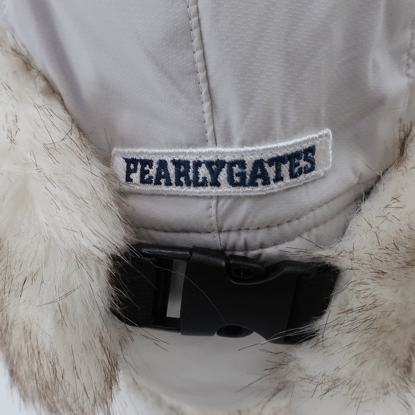 PEARLY GATES(パーリーゲイツ) フライトキャップ 白ボア レディース フリーサイズ S