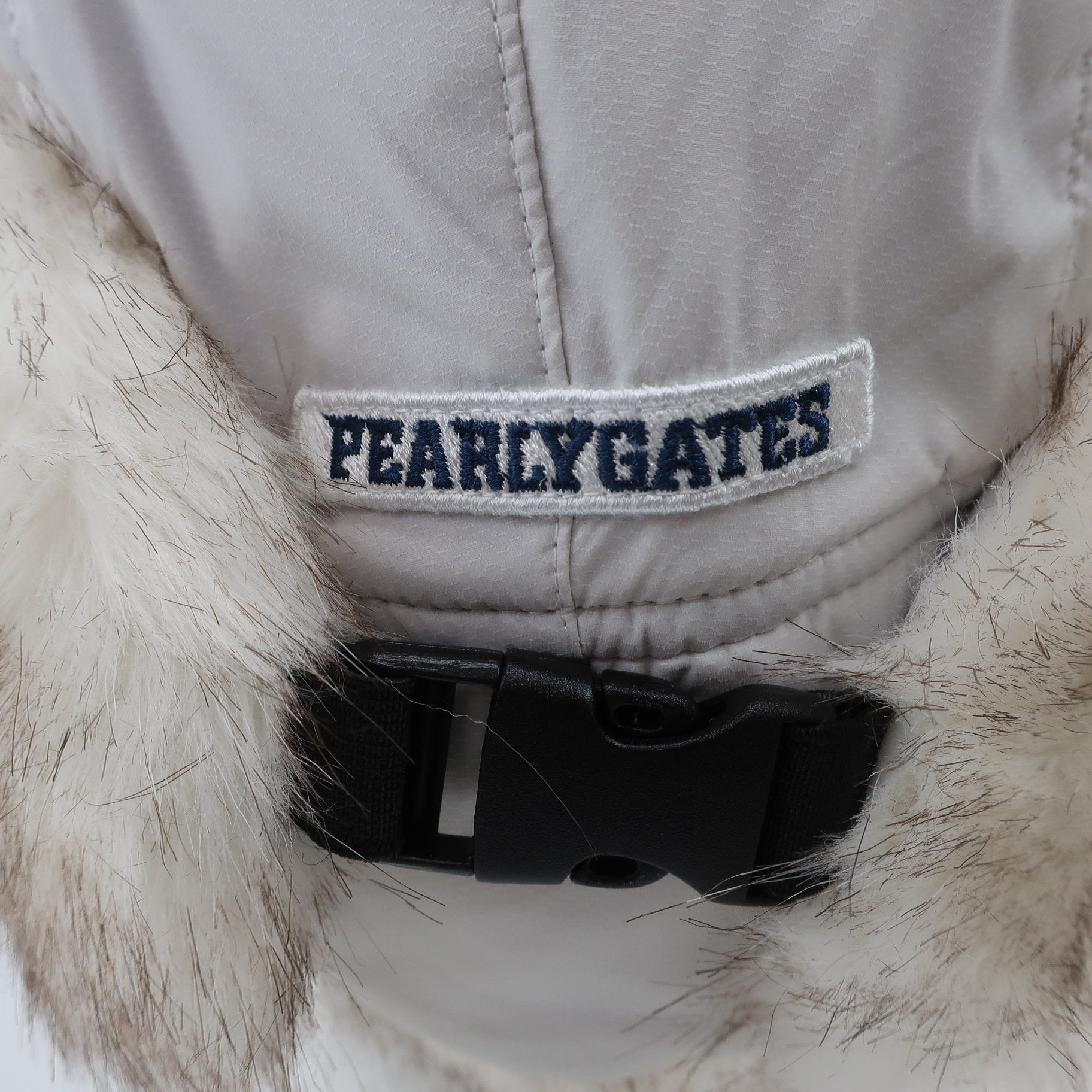 PEARLY GATES(パーリーゲイツ) フライトキャップ 白ボア レディース フリーサイズ S
