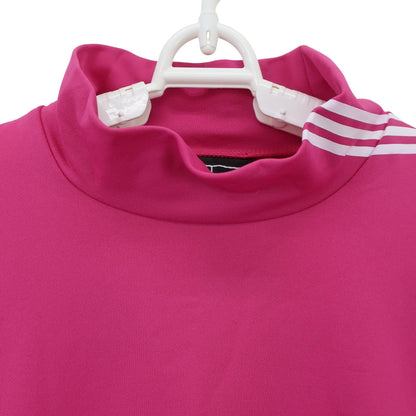 adidas(アディダス) ハイネックシャツ ピンク レディース M A