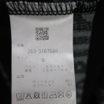 Jack Bunny(ジャックバニー) 半袖モックネックシャツ 黒 レディース 0 263-3167560 A