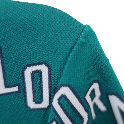 TaylorMade(テーラーメイド) 長袖モックネックシャツ 緑ロゴ文字柄 レディース M A