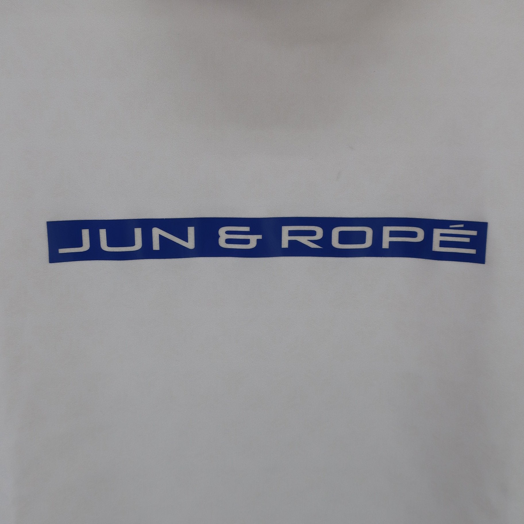 Jun and Rope(ジュン アンド ロペ) 半袖モックネックシャツ 白 レディース S A