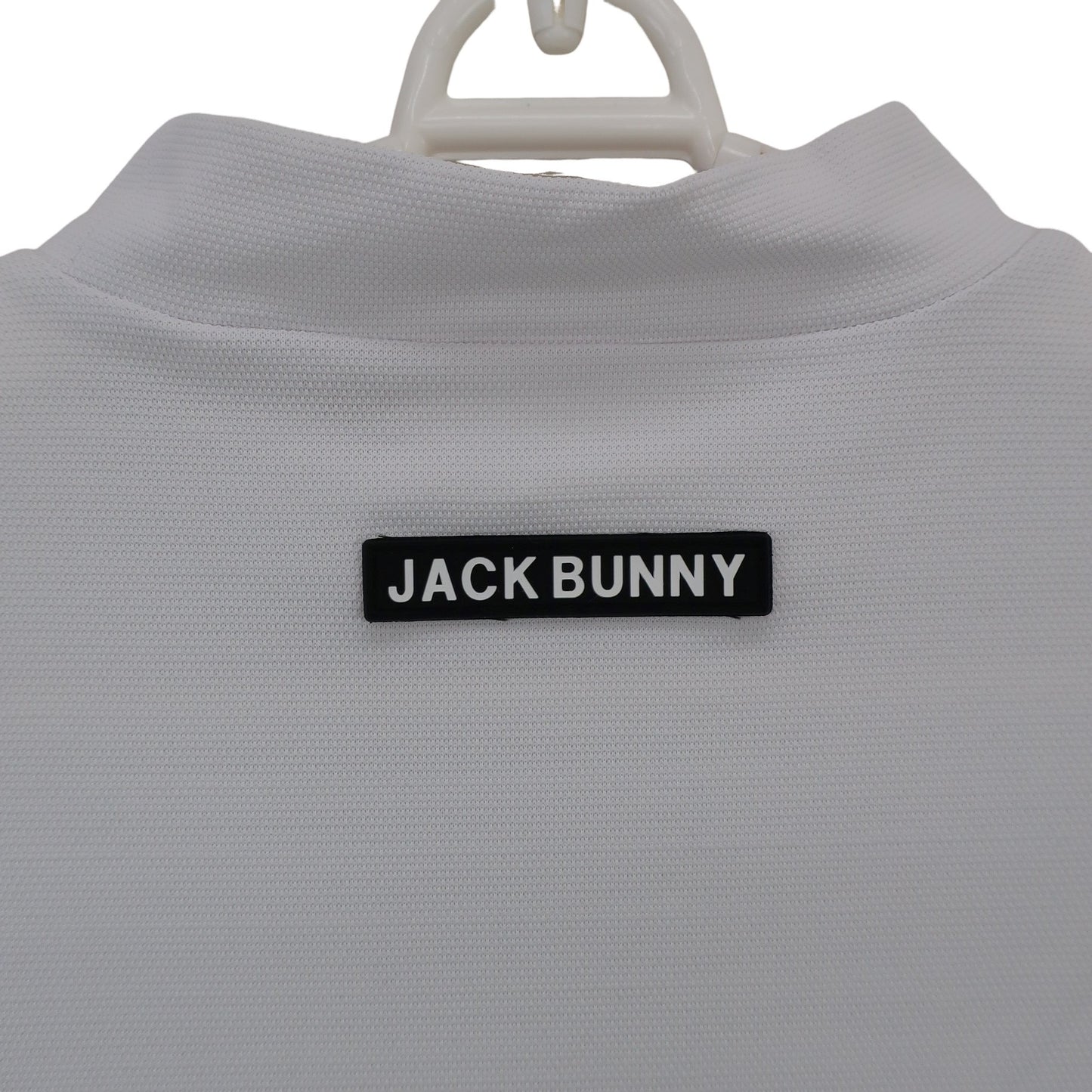 Jack Bunny(ジャックバニー) 半袖モックネックシャツ 白 レディース 0 263-3167568 A