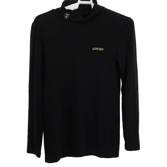 Admiral(アドミラル) 長袖モックネックシャツ 黒 レディース M ADLA8T1 B