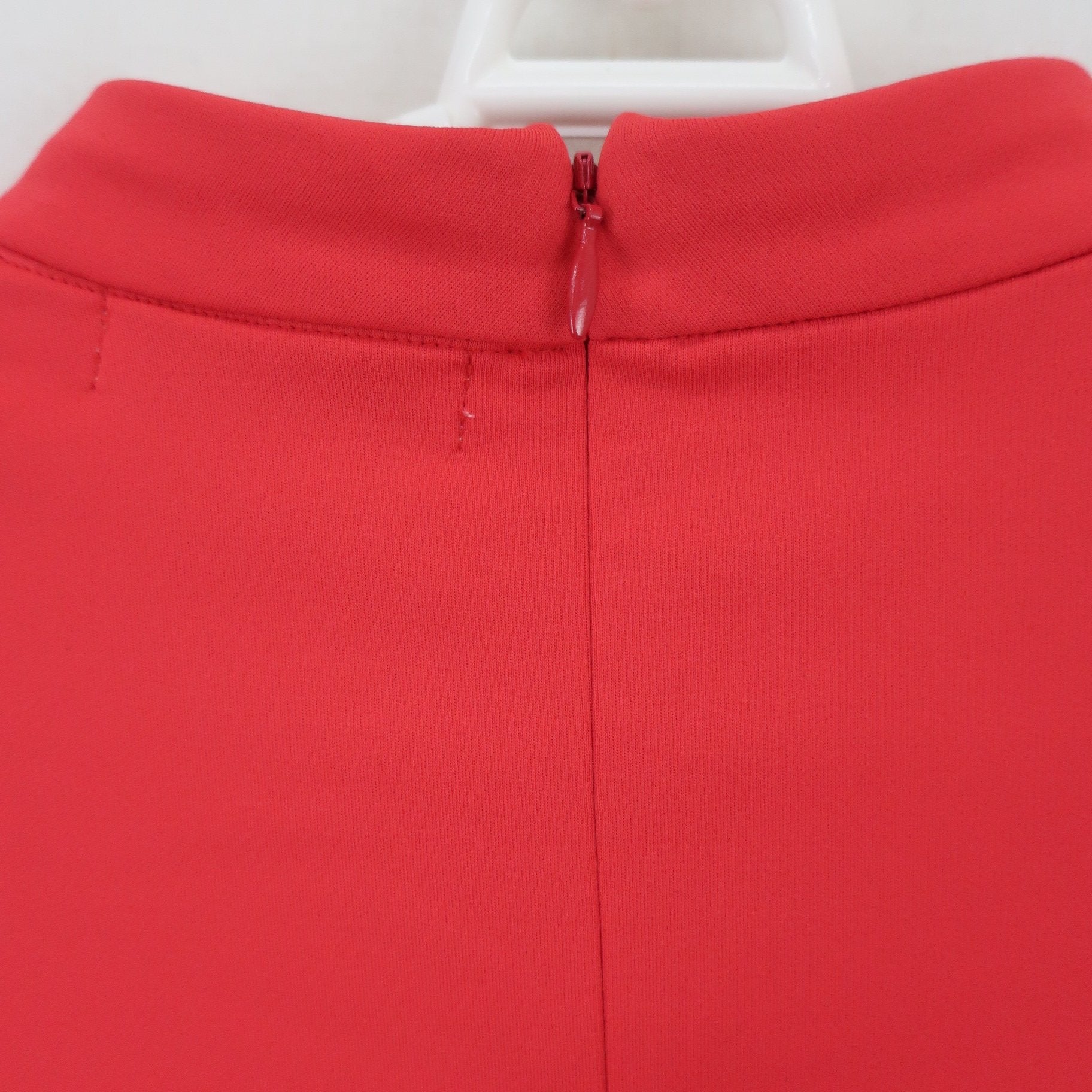 Jun and Rope(ジュン アンド ロペ) 半袖モックネックシャツ 赤 レディース S A