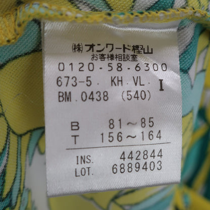 23区 GOLF(23区ゴルフ) ポロシャツ 黄色総柄 レディース ? A