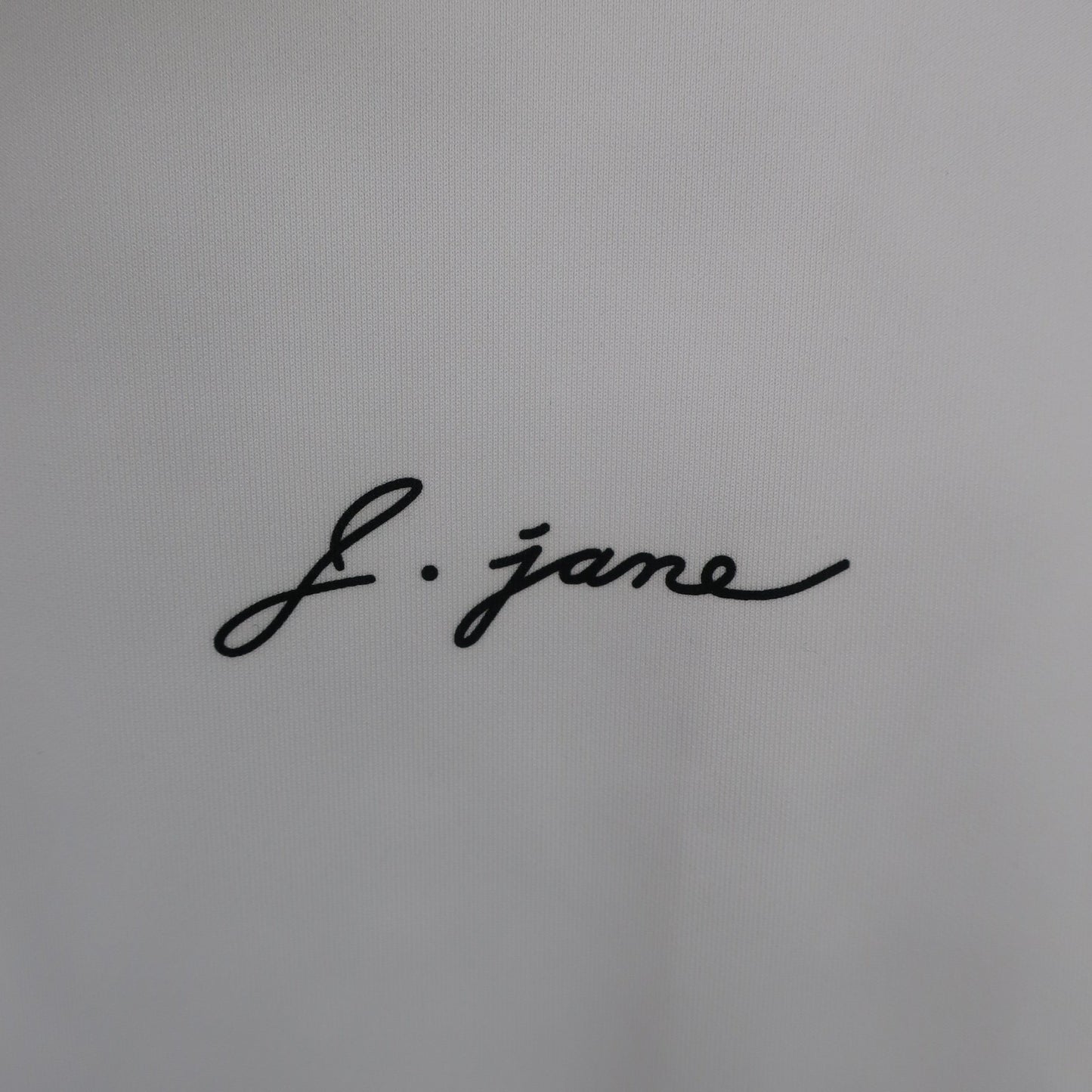 J.JANE 長袖ポロシャツ 白 レディース M B