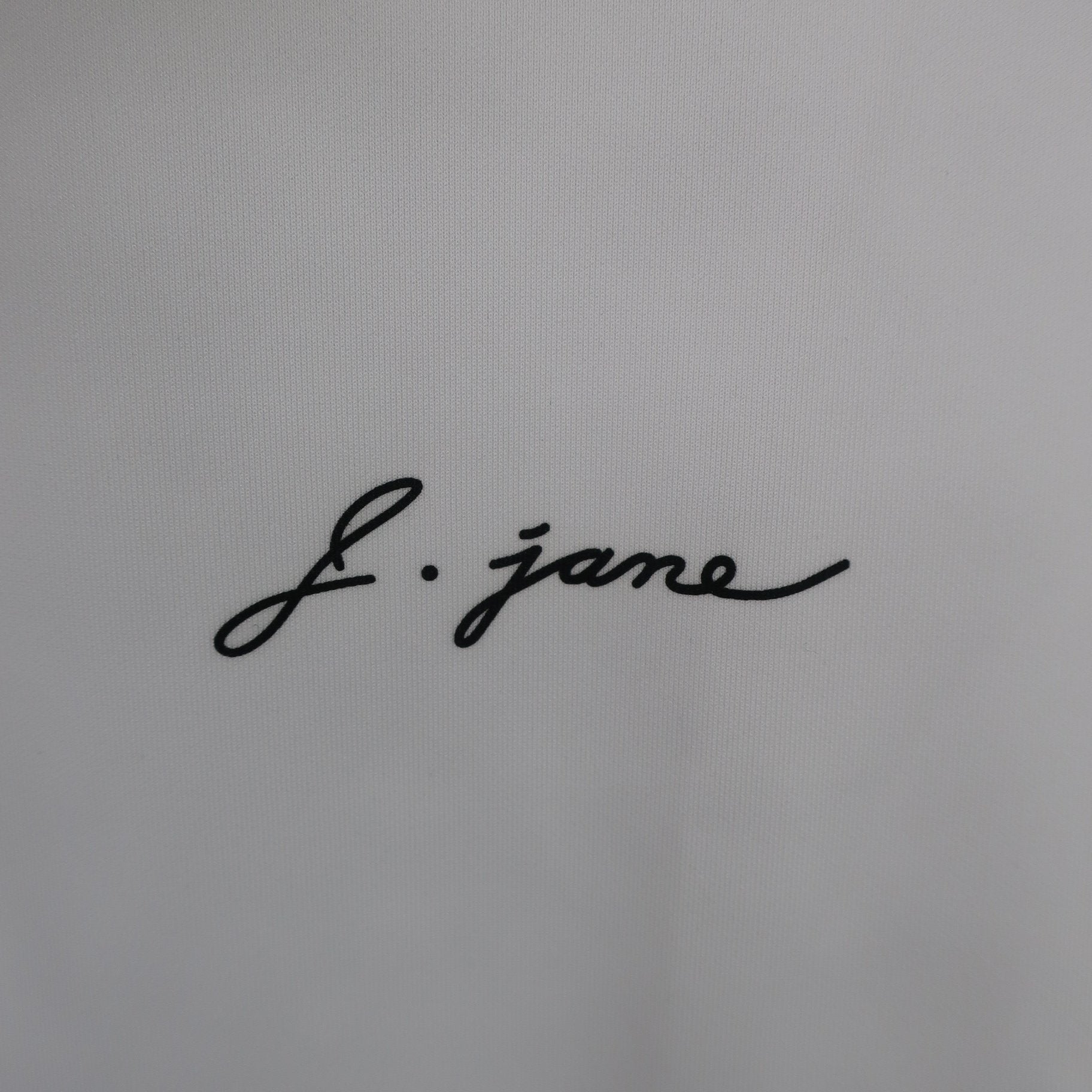 J.JANE 長袖ポロシャツ 白 レディース M B