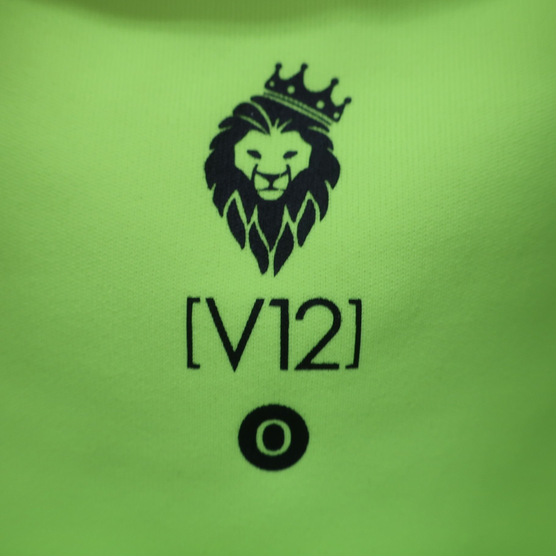 V12(ヴィトゥエルブ) 半袖モックネックシャツ ネオンイエロー レディース 0 B