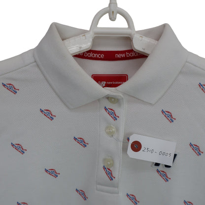 New Balance golf(ニューバランスゴルフ) ポロシャツ 白 レディース 1 012-8160510 B